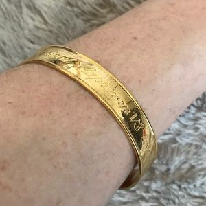 Capricorn engraved bracelet